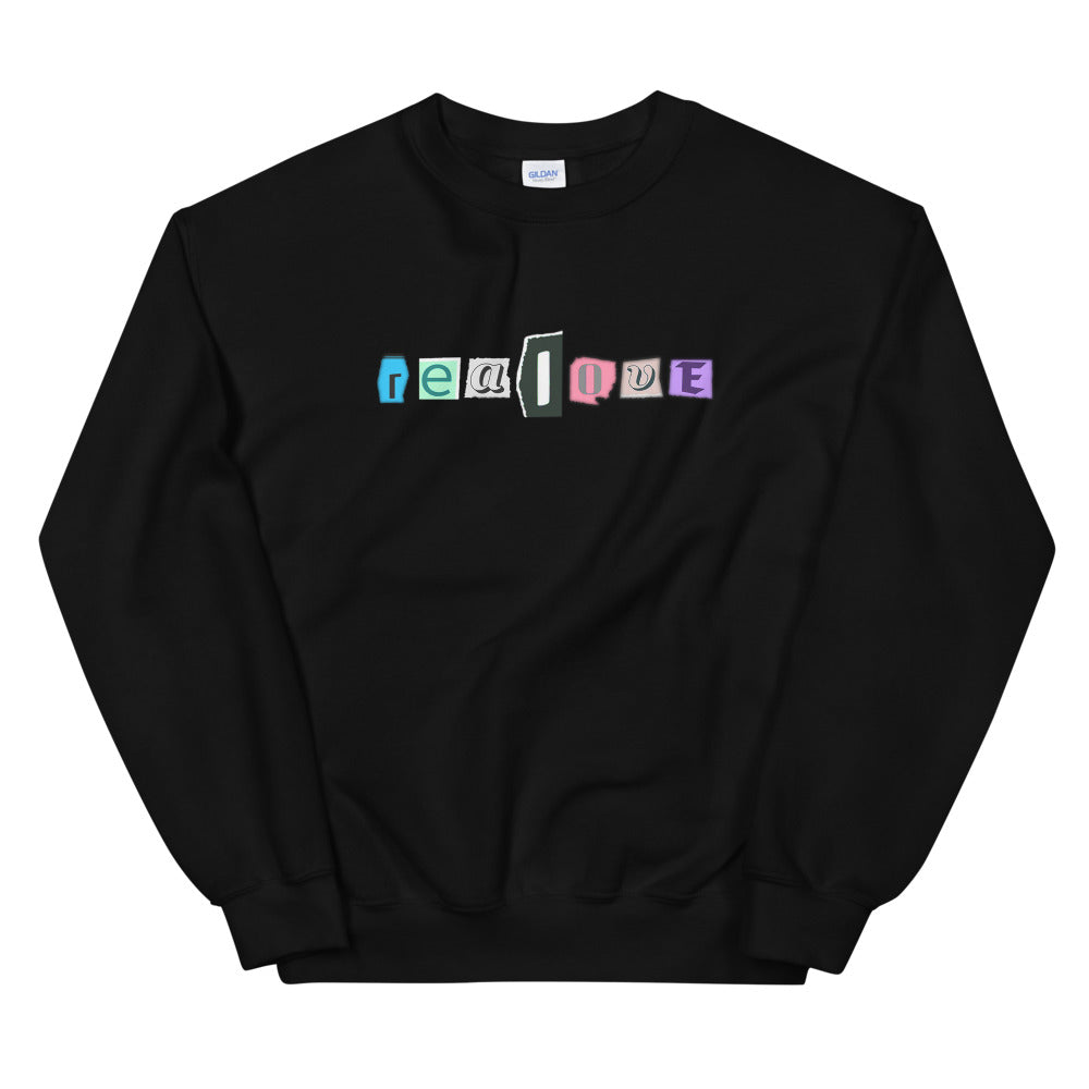 REALOVE COLLAGE Crewneck